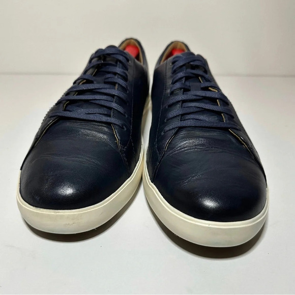 Cole Haan Grand OS Crosscourt II Shoes Mens Navy Blue Leather C26522 Size 12 M - Picture 4 of 9